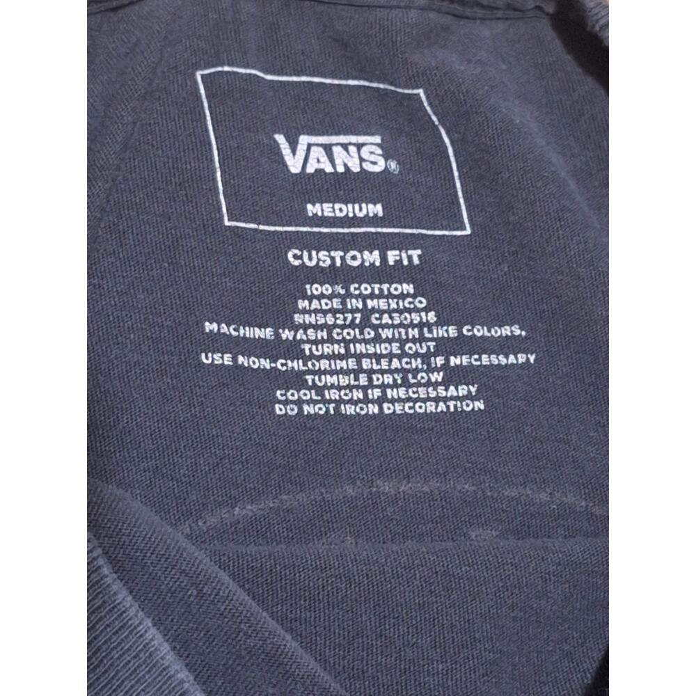 Vans Off The Wall Another Day in Paradise Graphic Tee Black Medium - Picture 7 of 7